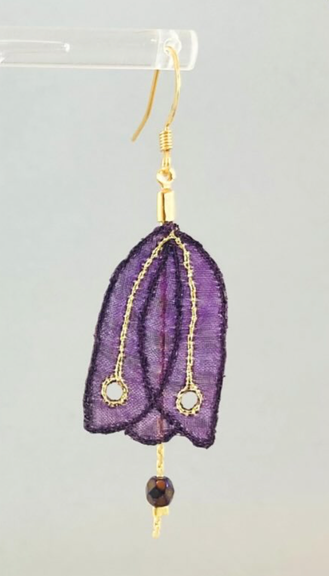 Anne S'effile — bijoux broderie faits main, fil comme matière précieuse | Little Green Cocoon Bordeaux