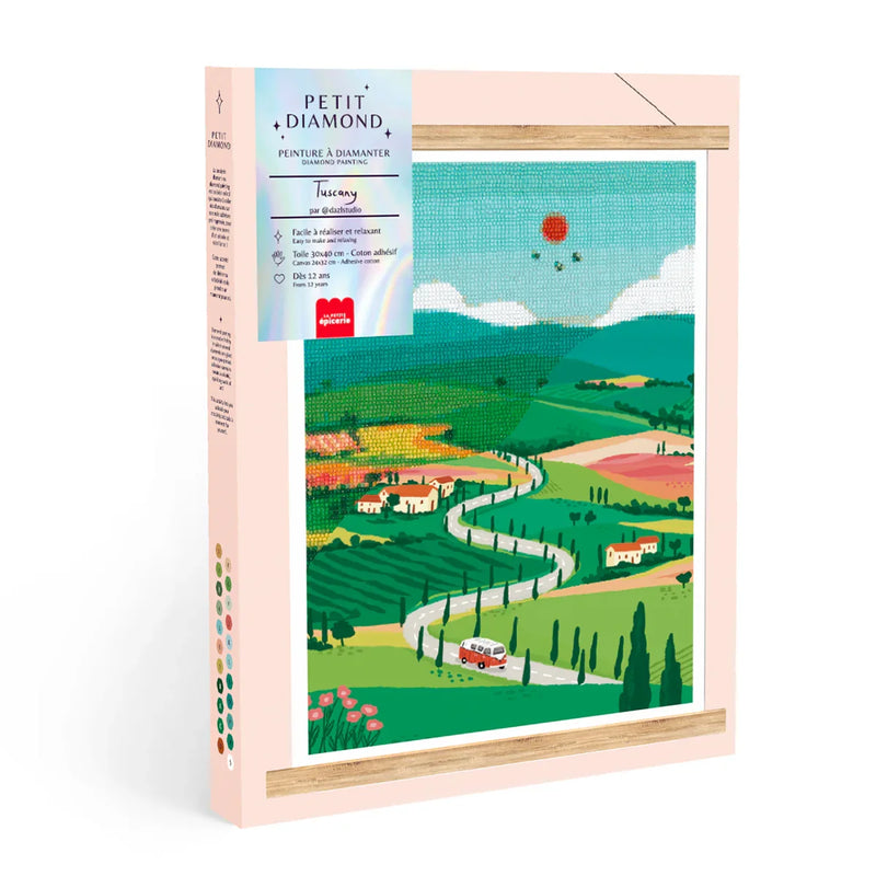 Coffret diamond painting Tuscany, La Petite Épicerie