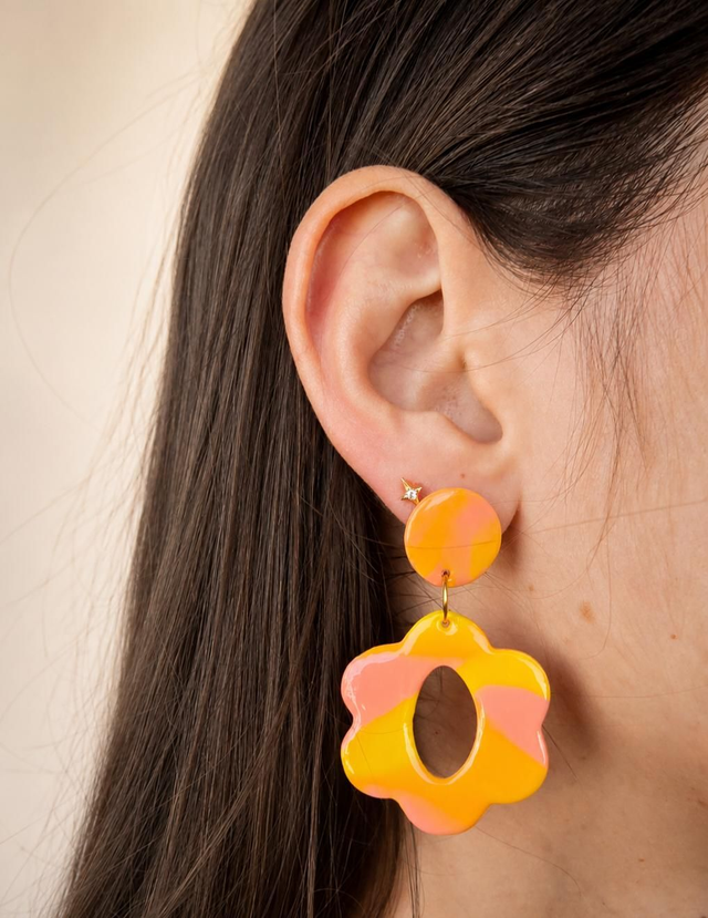 Mavaya Bijoux - boucles d'oreilles artisanales faites main