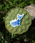 Sticker Papillon Argus Bleu