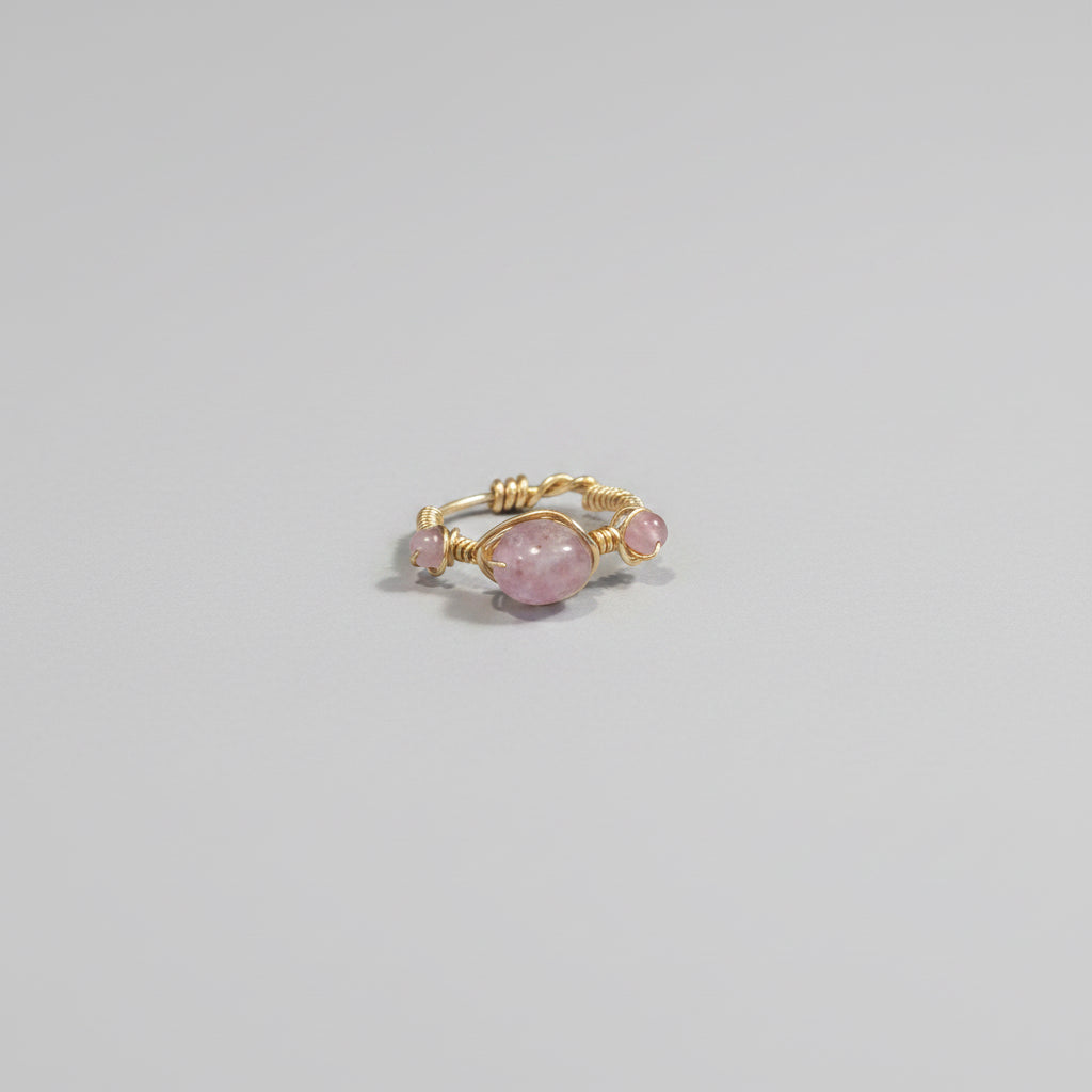 Bague pierres naturelles - Améthyste T.54