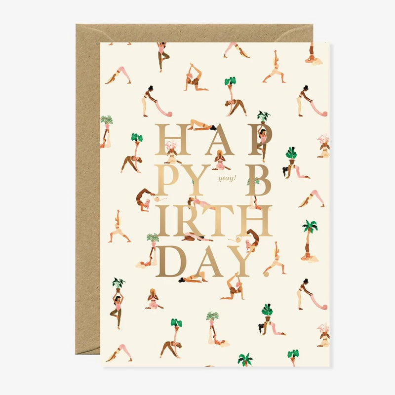 Carte Yoga, Happy Birthday – All the ways to say
