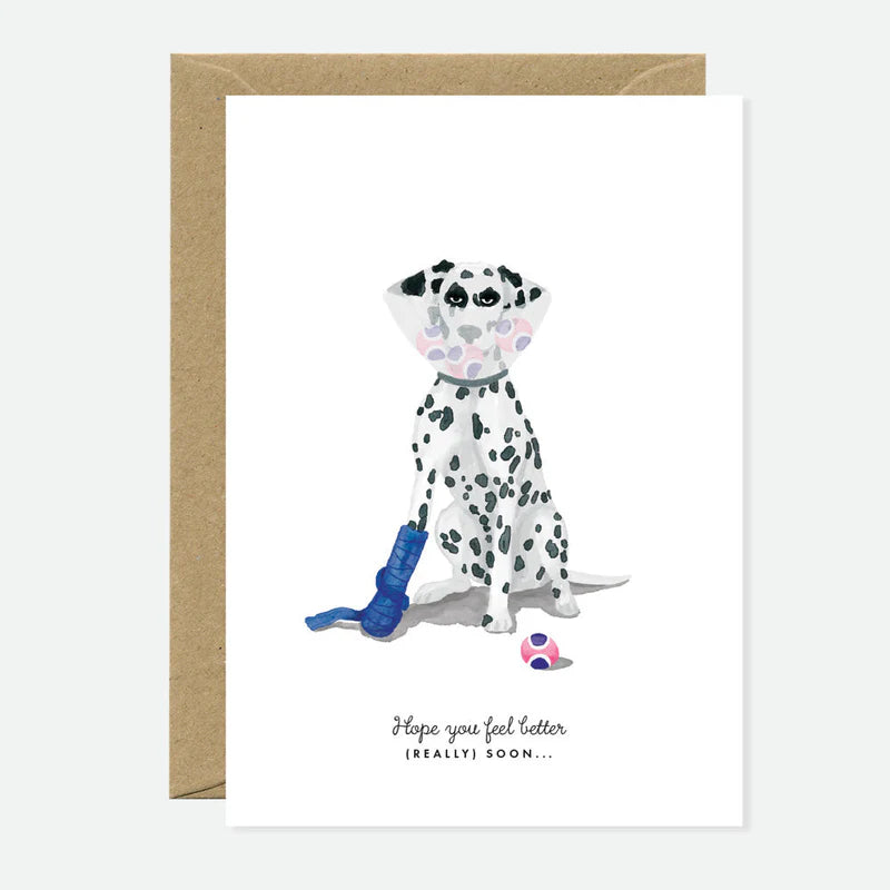 Carte Feel Better Dog – All The Ways to Say – boutique Little Green Cocoon Bordeaux