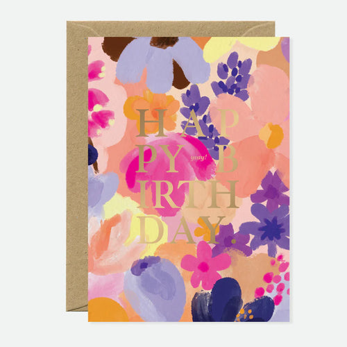Carte Happy Birthday Flower Garden – All the ways to say