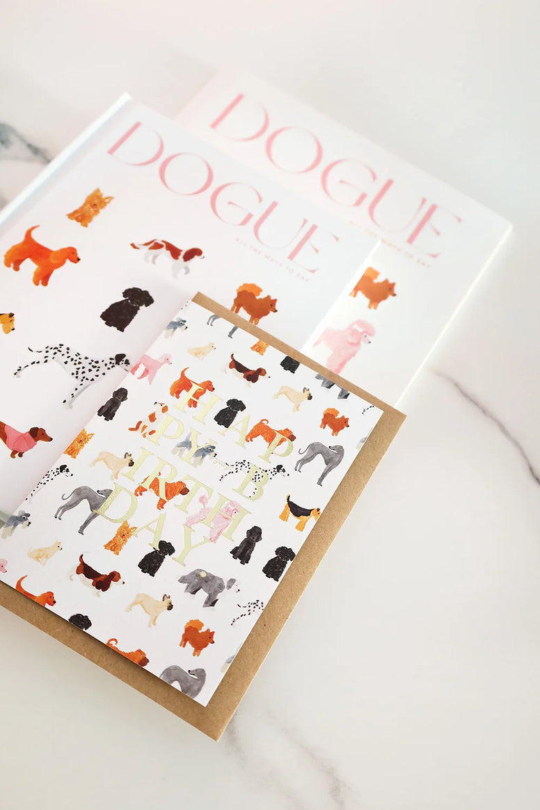 Carte anniversaire Birthday Dogs Pattern – All The Ways to Say, vue 3