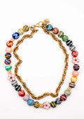 Collier Julia Marie-Louise Bijoux – perles céramique et acrylique, design maximaliste Bali