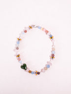 Collier Elsa Marie-Louise Bijoux – perles céramique et acrylique colorées, fait main Bali