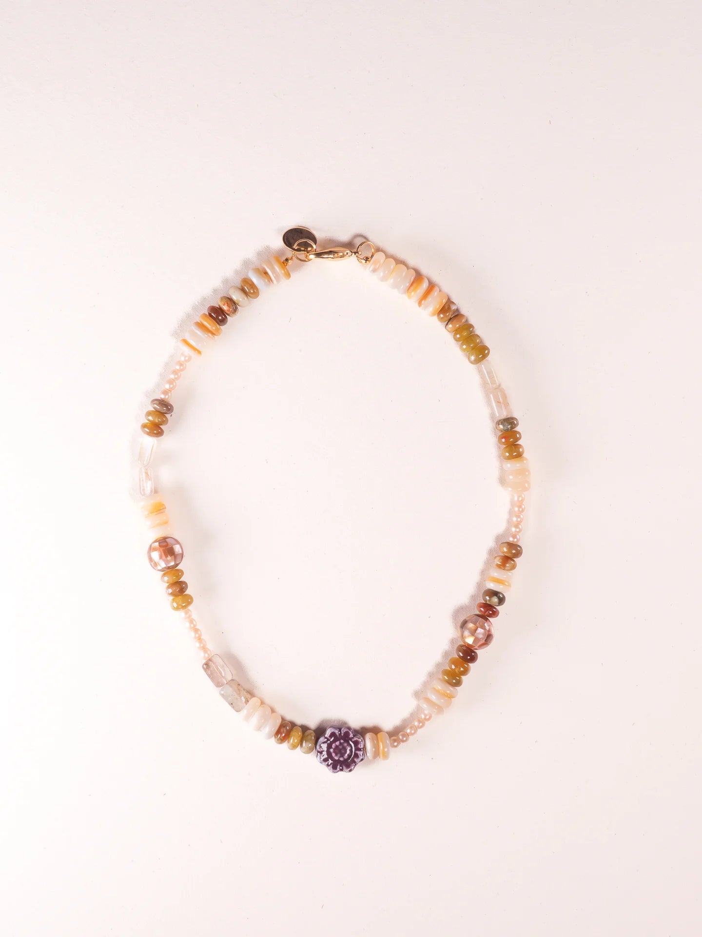 Collier Albertine Marie-Louise Bijoux – perles céramique et acrylique, fait main Bali