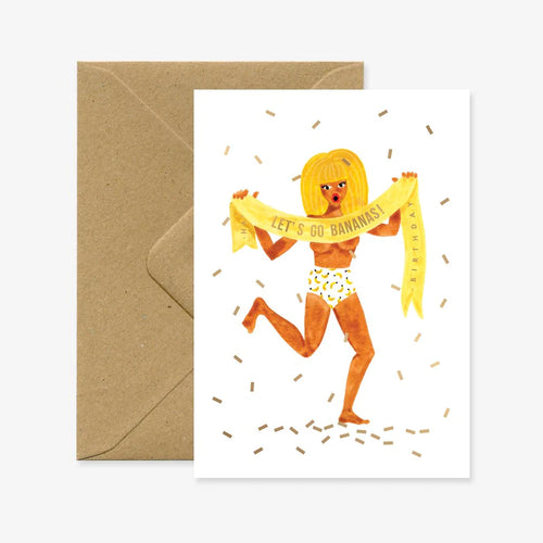 Carte humour Let's Go Bananas – All the ways to say