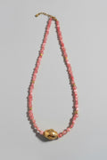 Collier pierres naturelles - Rhodochrosite