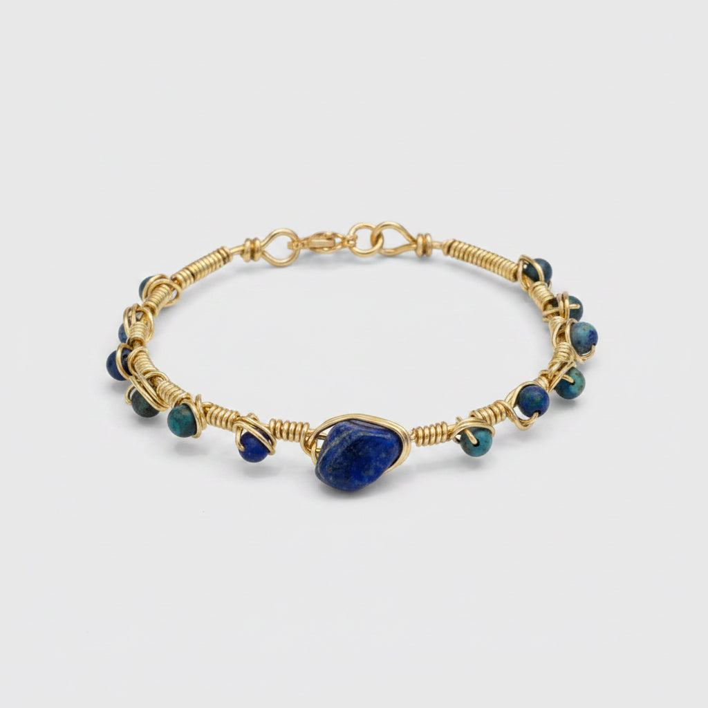Bracelet pierres naturelles - Lapis Lazuli