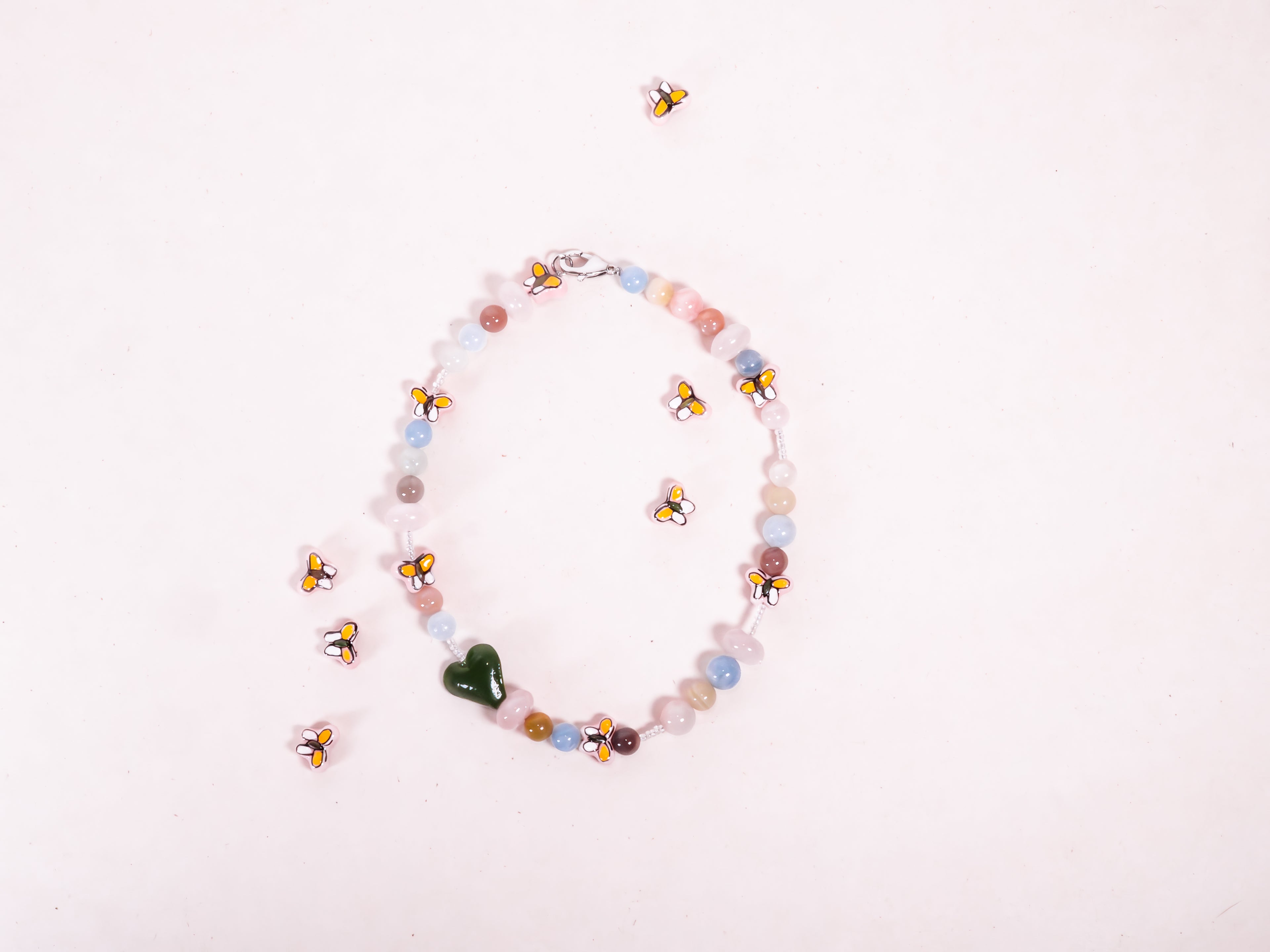 Collier Elsa Marie-Louise Bijoux – vue de face, design maximaliste