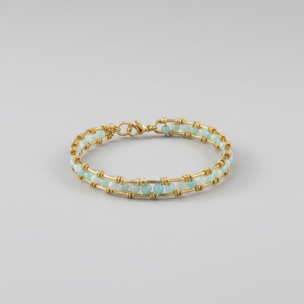Bracelet pierres naturelles - Amazonite