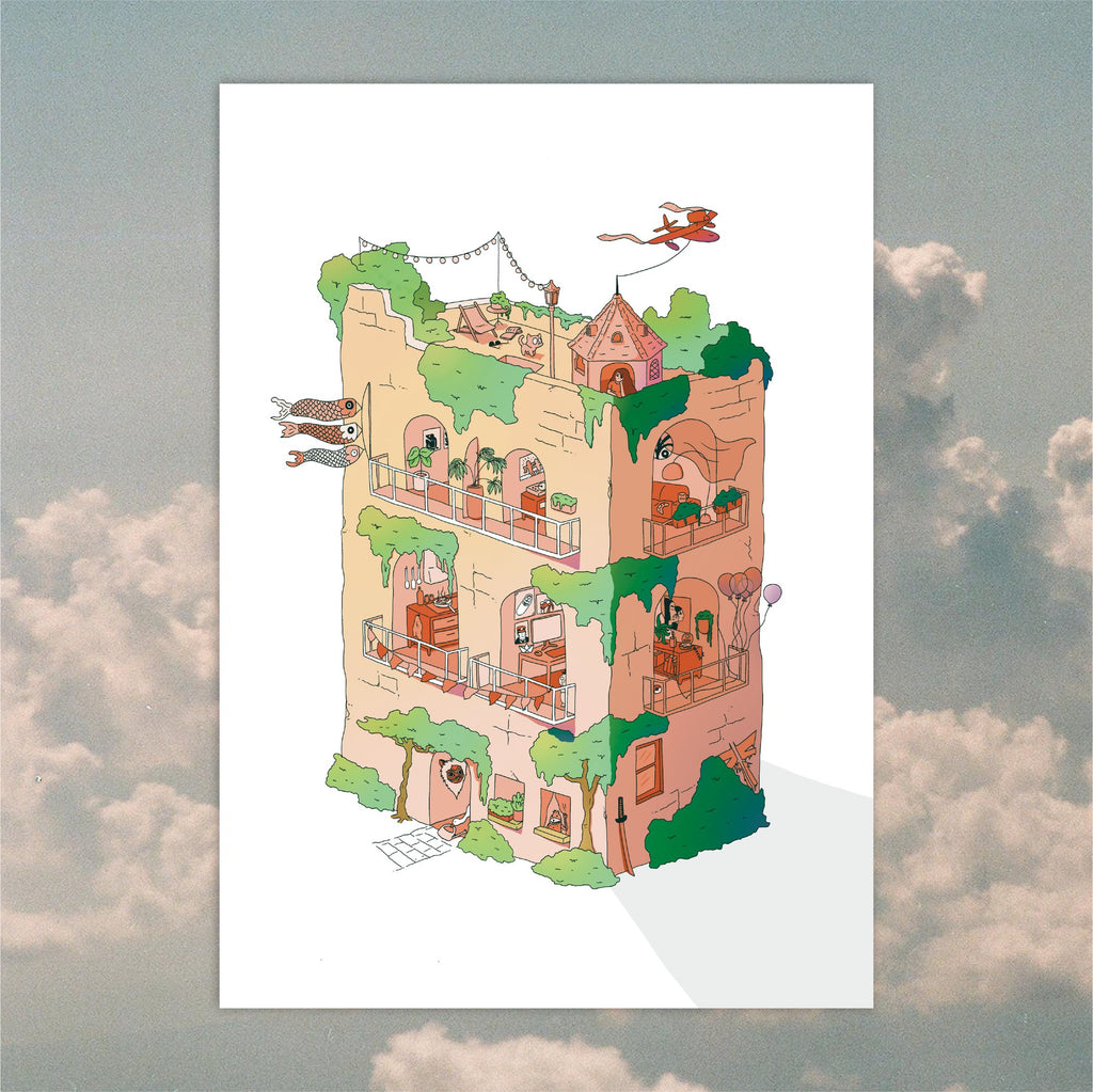 Affiche 30×40 — La maison qui rêve