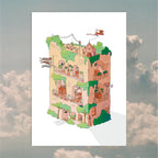 Affiche 30×40 — La maison qui rêve