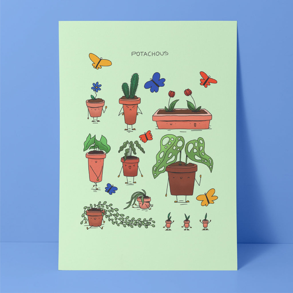 Affiche 30×40 — Potachous - Petit Nuage