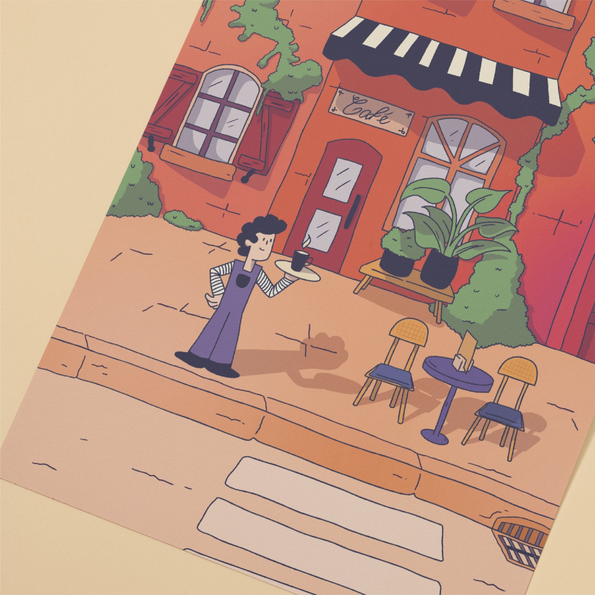 Affiche 30×40 — Heure dorée