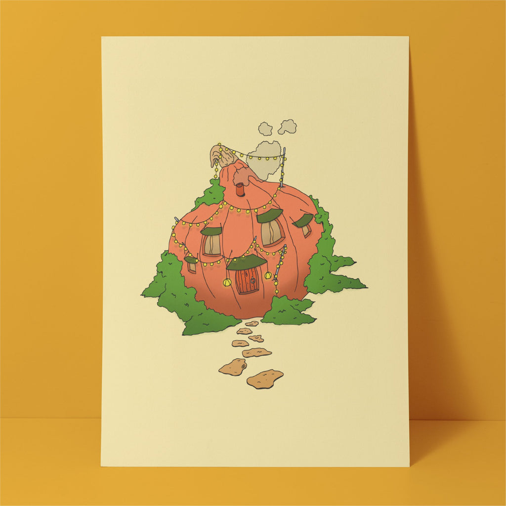 Affiche 30×40 — Un toit couleur automne - Petit Nuage