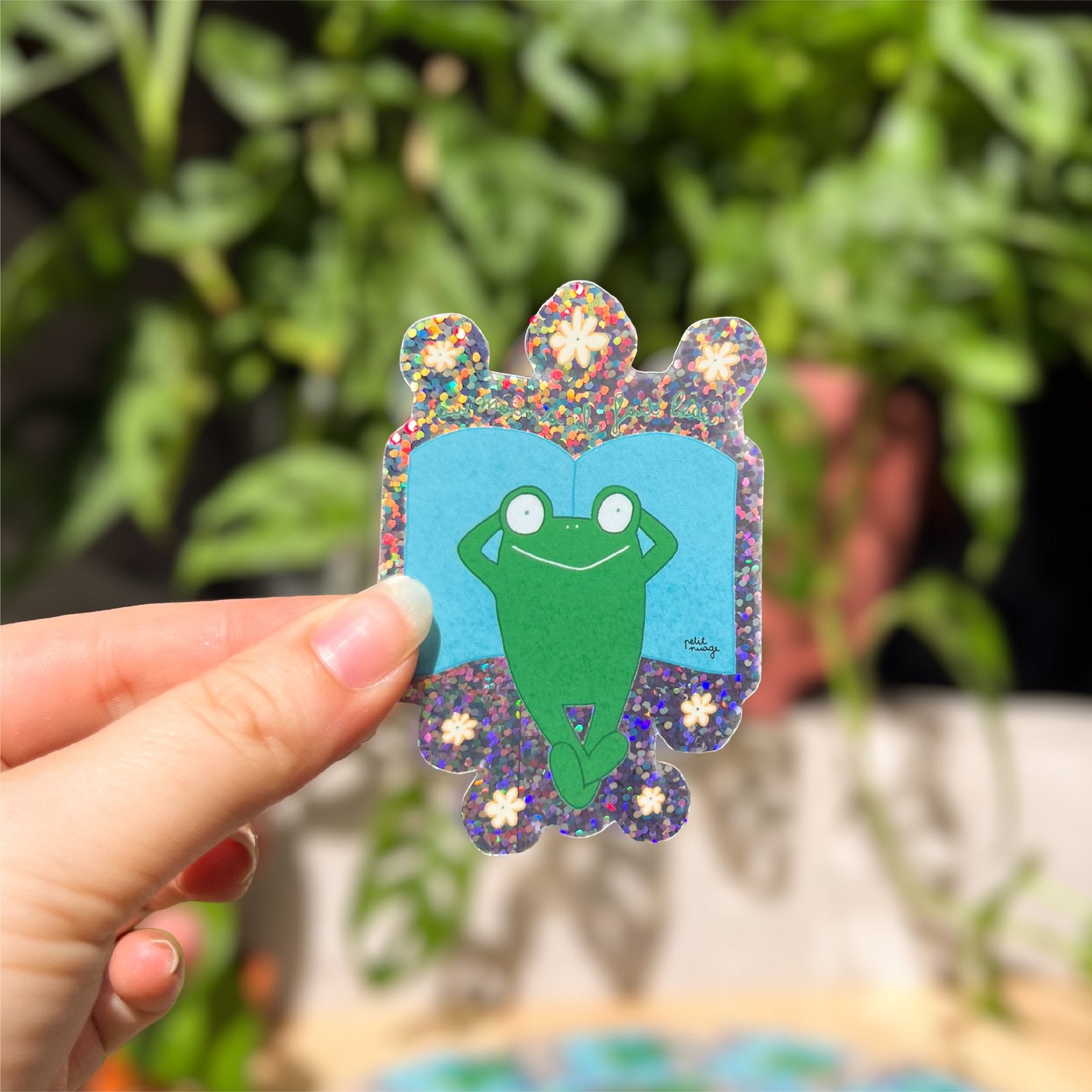 Sticker Au moins il fait beau - Petit Nuage