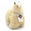Peluche alpaga Inkari 32cm coloris Blond, vue de face
