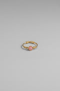 Bague pierres naturelles - Rhodochrosite T.53