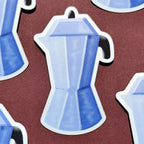 Sticker Cafetière à l'italienne - Spark Room