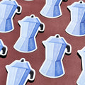 Sticker Cafetière à l'italienne - Spark Room