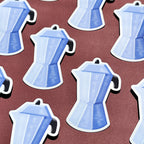 Sticker Cafetière à l'italienne - Spark Room