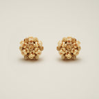Boucles d'oreilles Camélia détail - Chamini