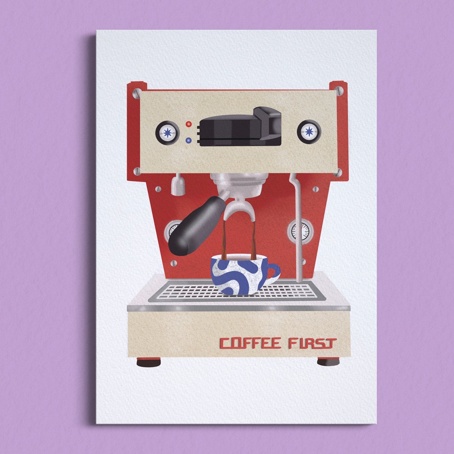 Print Coffee First A4 - Spark Room