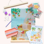 Accessoires inclus : stylet à diamanter, embouts, sachets de diamants et baguettes en bois.
