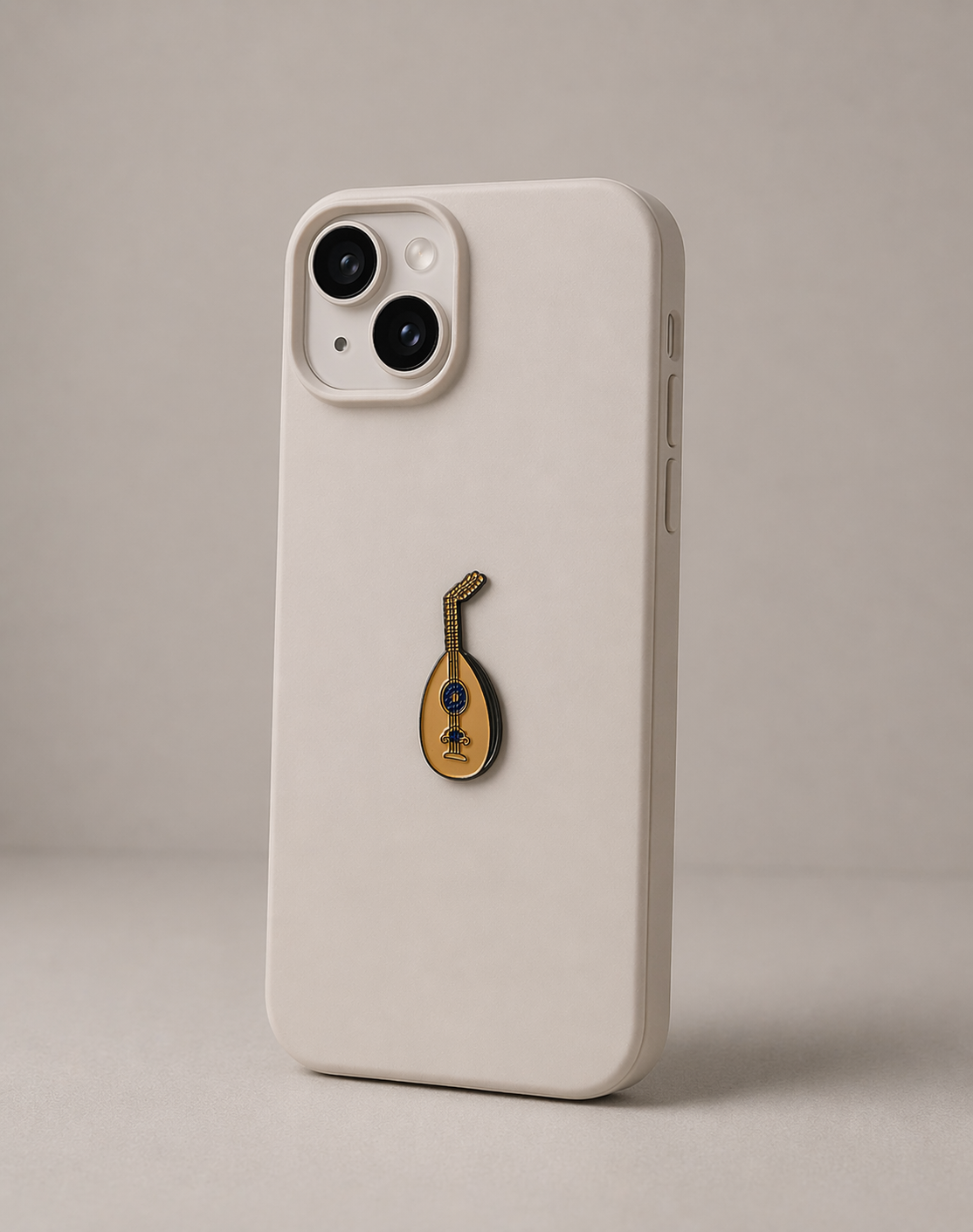 Sticker téléphone acier inoxydable oud oriental - Funounarts