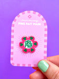 Pin's Fleur Girl Power