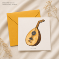 Carte postale luth oriental - Funounarts