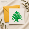 Carte postale Cèdre du Liban - Funounarts
