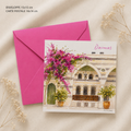 Carte postale maison damascène - Funounarts