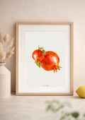 Affiche aquarelle grenade botanique - Funounarts