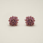 Boucles d'oreilles Hortensia Rétro détail - Chamini
