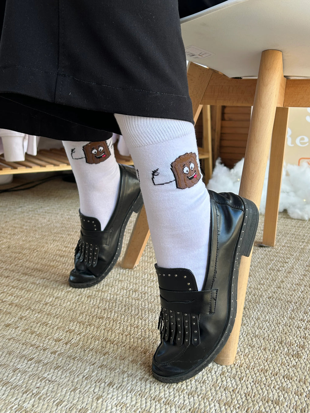 Chaussettes Unisexe - Café Cannelé