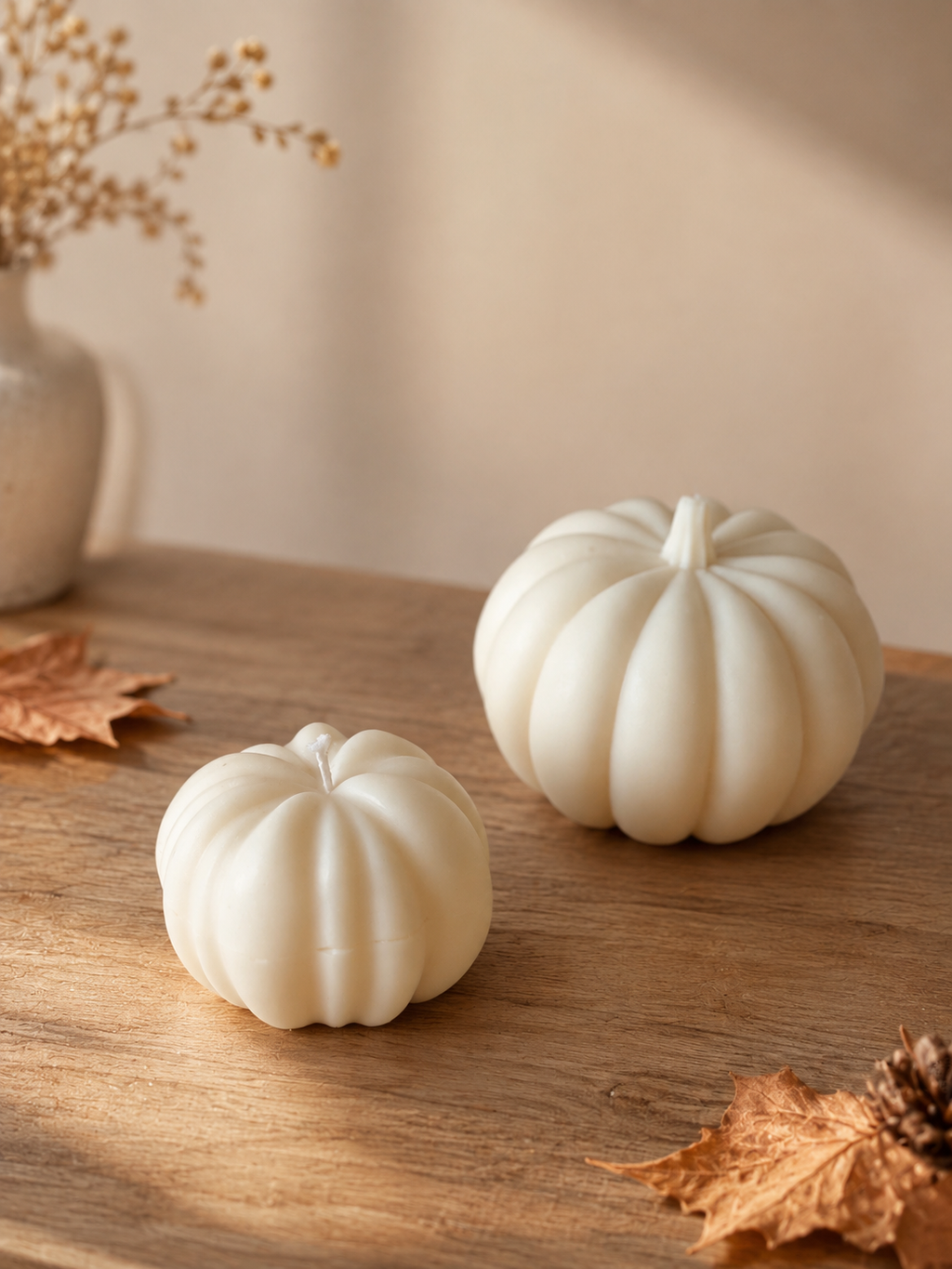 Bougie citrouille petit modèle mymilkycandle