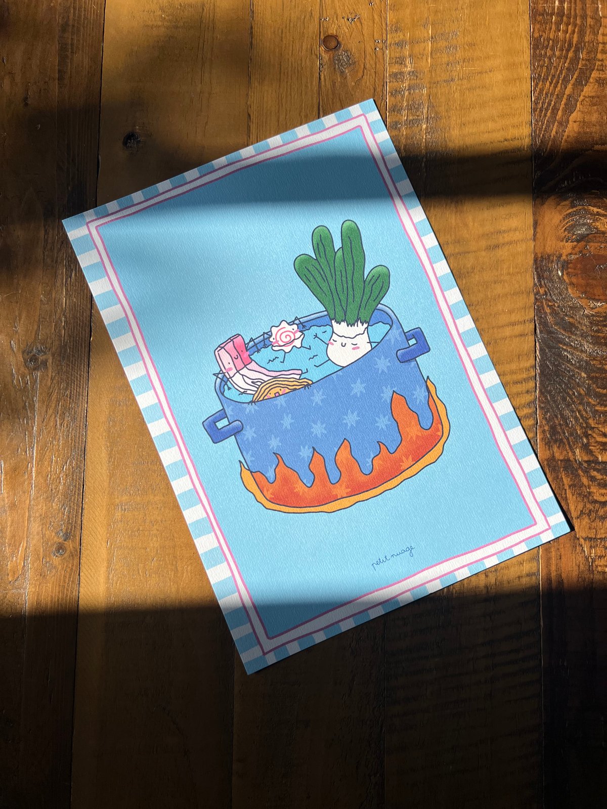 Affiche A4 Petit bain - Petit Nuage