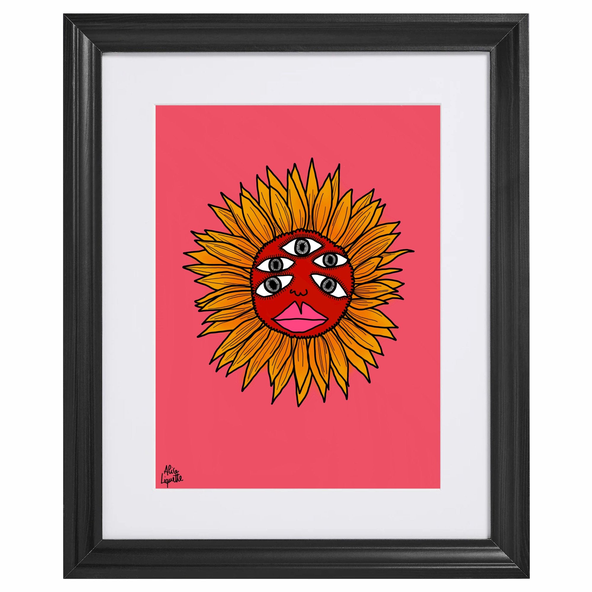 Affiche A4 — Tournesol