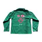 Veste de travail — Visage rose (44/L Vert) - Alice Liquette