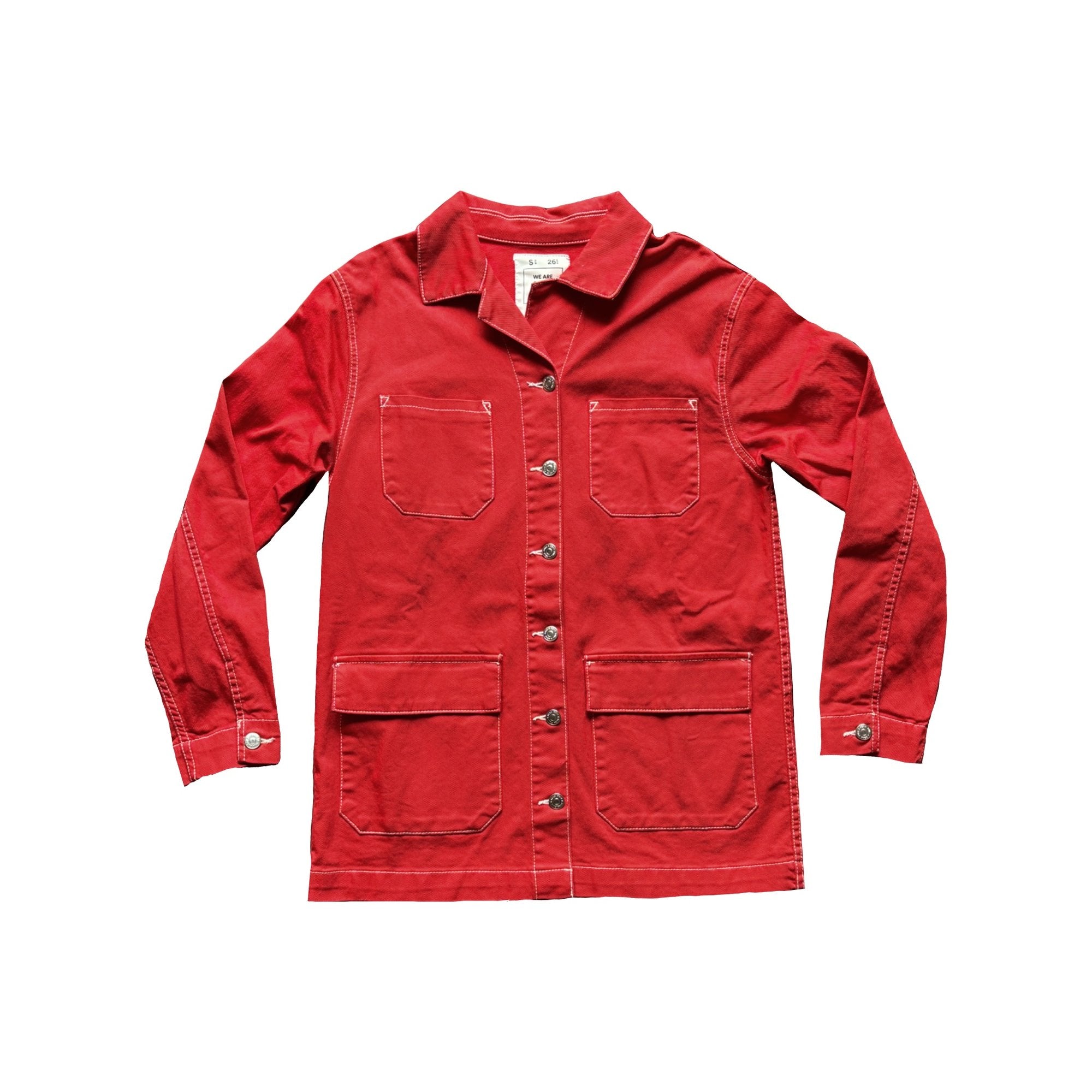Veste en jean Pull&Bear — Colombes (S Rouge)