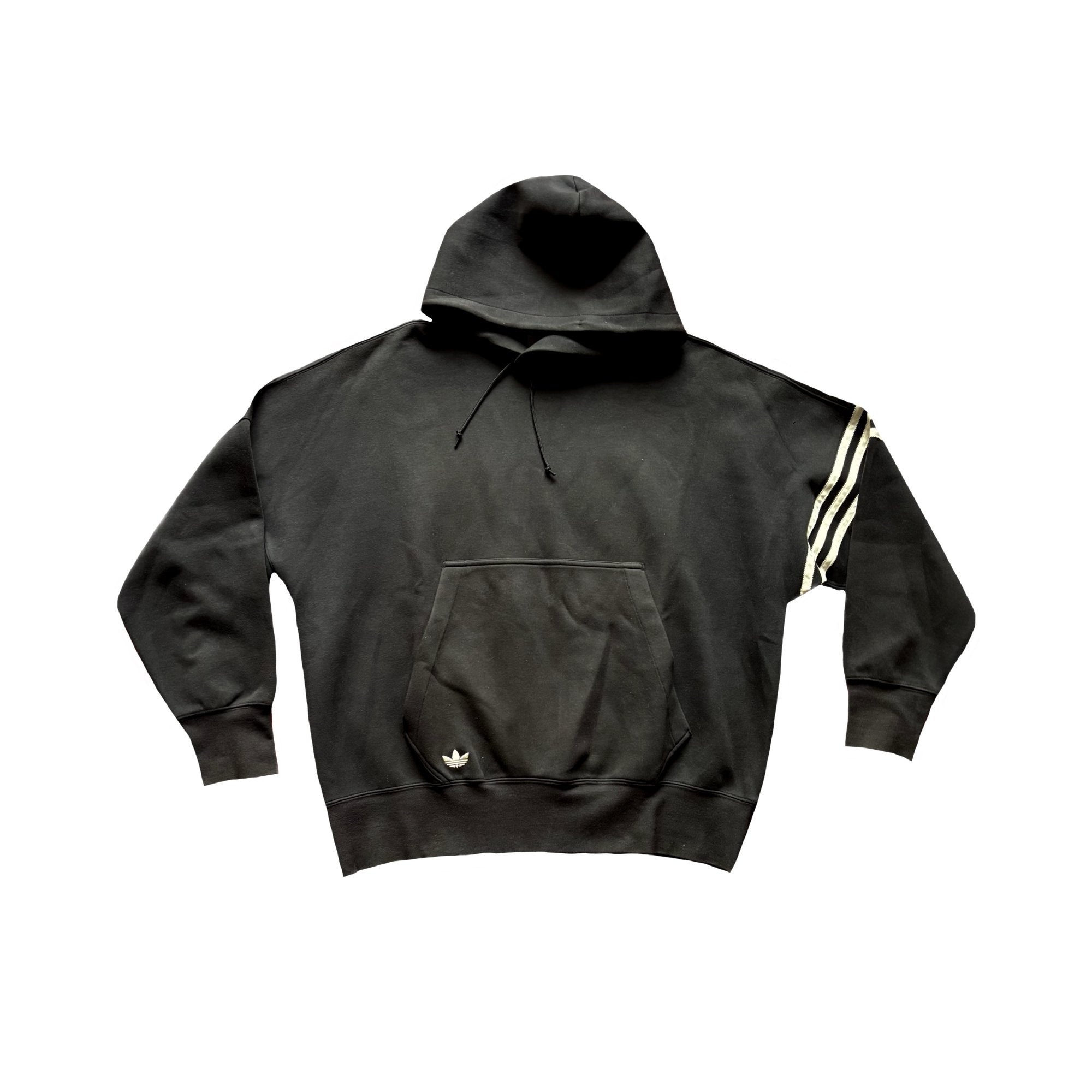 Hoodie crop Adidas — Visage rose (S/M Beige)