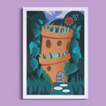 Print La Maison dans le Jardin A4 - Spark Room
