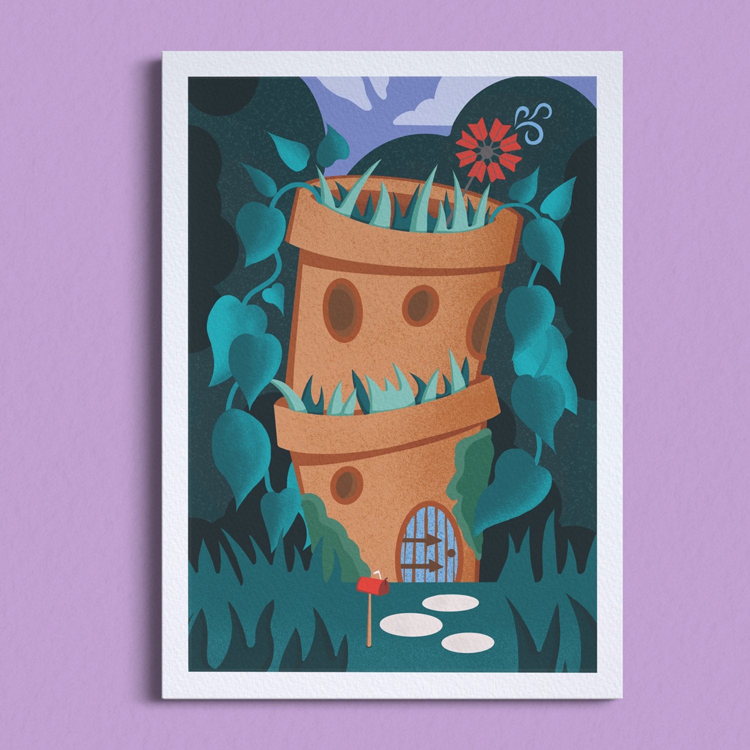 Print La Maison dans le Jardin A4 - Spark Room