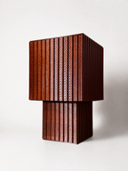 Lampe Cube Ambrée - Méré