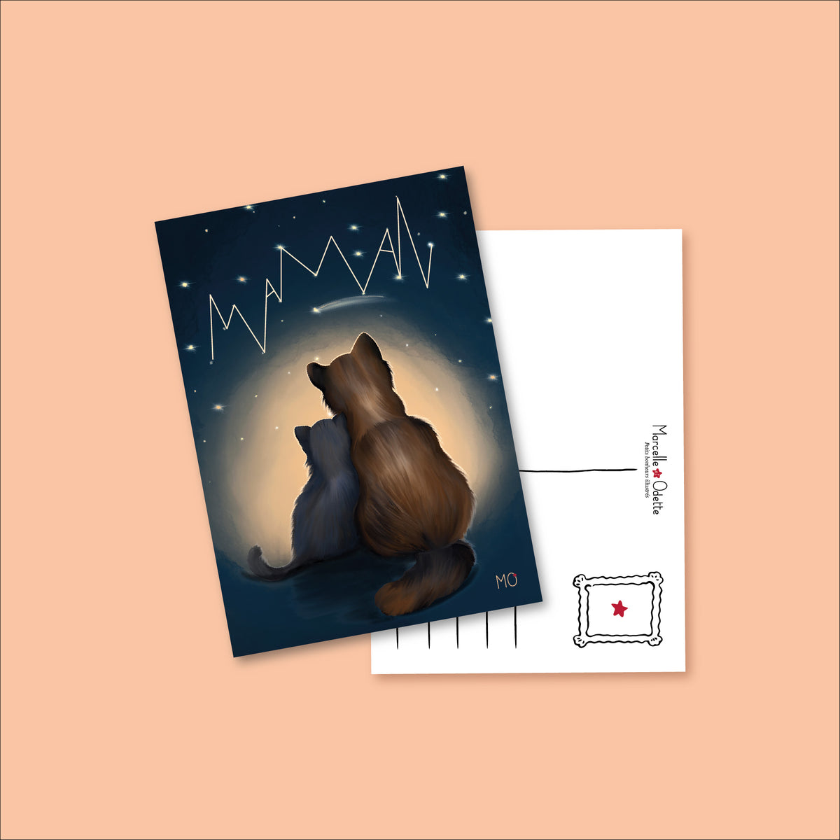 Carte postale Maman