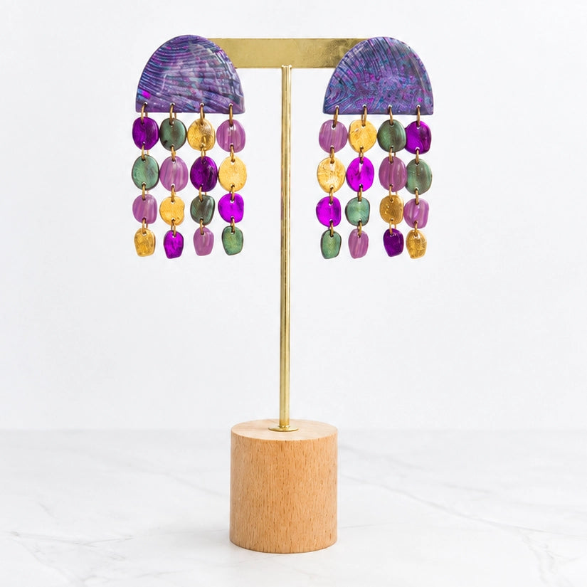 Méduse - boucles d'oreilles Beau-en-Boucle